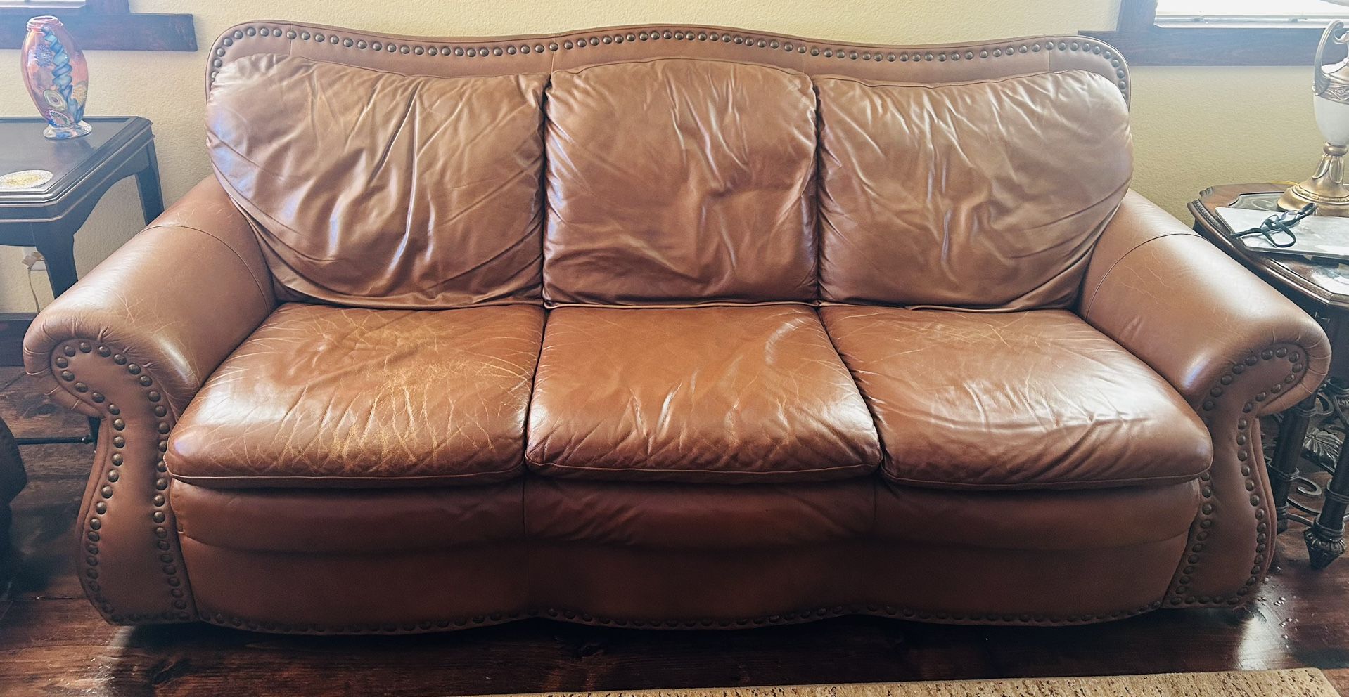 Leather Sofá