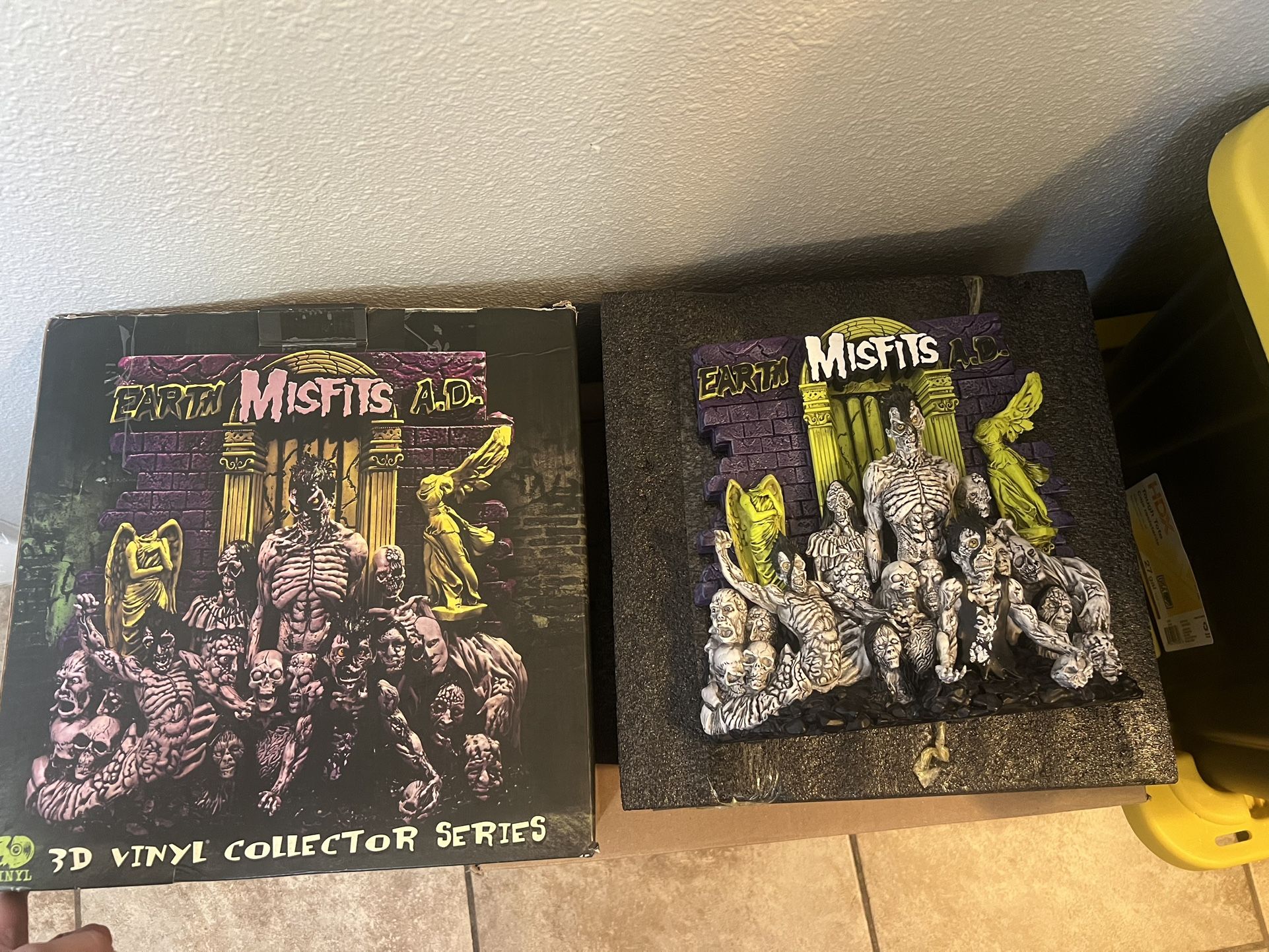 Misfits Earth A.D. Knuckle Bonz Statue Danzig Doyle Only Samhain Punk 3d Album Halloween Horror