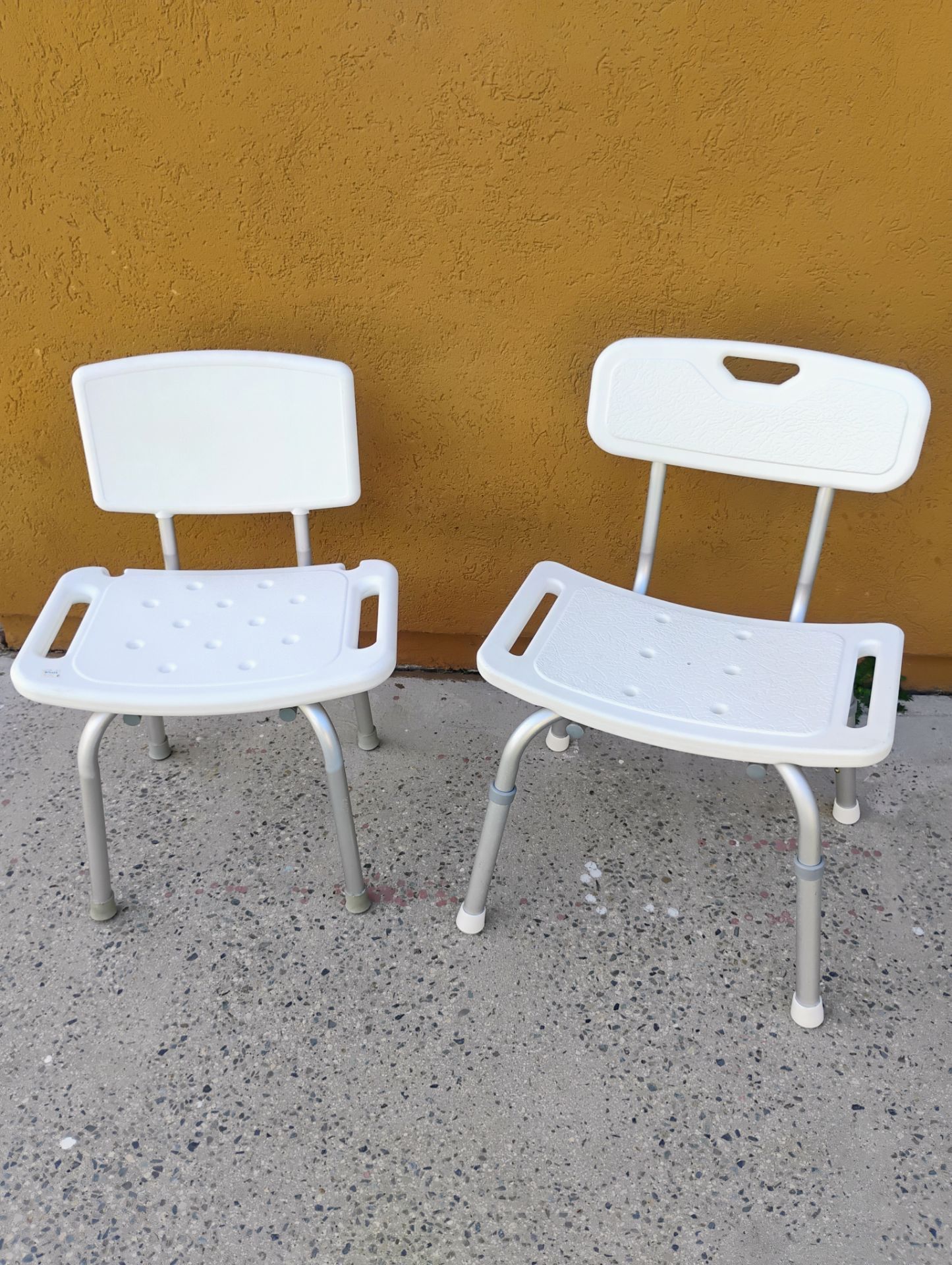 White Shower Chairs With Back Support (click see more )