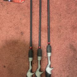 (3) ZEBCO RHINO 6’0” MEDIUM  