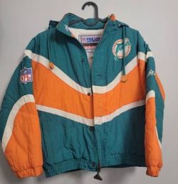 Kids NFL Puffer Zip-Up Hoodie Jacket (Size Large)
