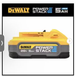 New Dewalt Power Stack 5ah 20v 