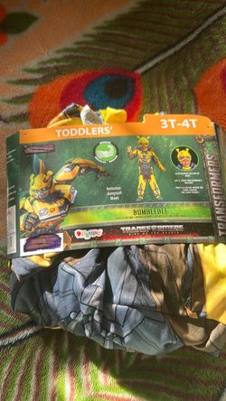 Transformers Bumblebee Toddler Costume 3T-4T