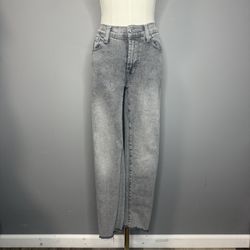Kensie Women's Light Gray Straight Leg Jeans