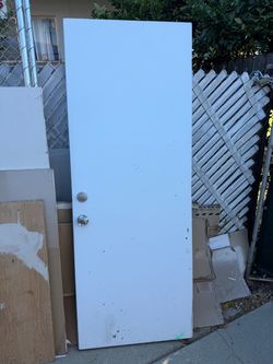 Metal exterior door