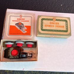 Automatic Singer Zigzagger and Stitch Patterns for #s 161000, 161001, 161002 and 161003 in Original Box
