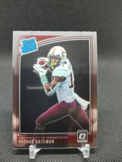 Rashod Bateman Rated Rookie Donruss Optic