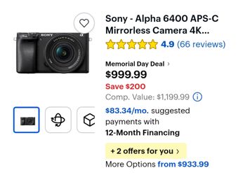 Sony A6400