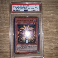 Yu-Gi-Oh Legend Of Blue Eyes Exodia The Forbidden One PSA 9