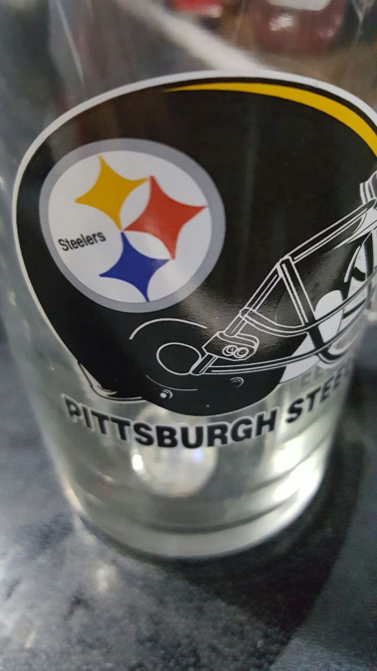 Steelers glass