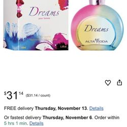 PERFUME ALTA GAMA DREAMS POUR FEMME
