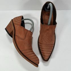 Liberty Black Red Vegas Papaya Booties Women’s Size 10