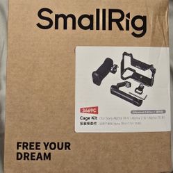 SmallRig A7R V / A7 IV / A7S III Cage with Top Handle, Side Handgrip and Clamp for HDMI Cable, Advanced Kit for Sony Alpha 7R V/Alpha 7 IV/Alpha 7 S I