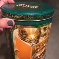 Vintage Dog Tin