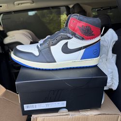Brand New Nike Air Jordan 1 High Union Fragment Varsity Red sz 11.5