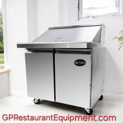 New 36" Refrigerated Mega Top Salad Sandwich Pizza Prep Table