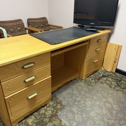 Solid Wood Office Desk