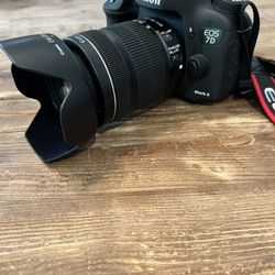 Canon 7D Mark II With 18-135mm IS STM Lens, Extra Battery