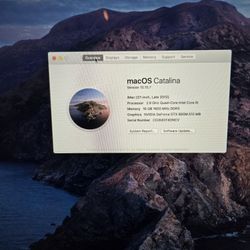 Imac 27 Inch Catalina Late 2012