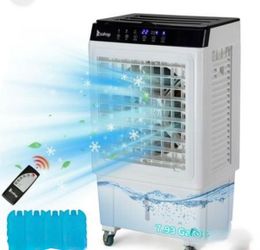 30L Portable Evaporative Air Cooler AC Fan Indoor/Outdoor 2940 CFM water cooler air filter for commercial patio office shop