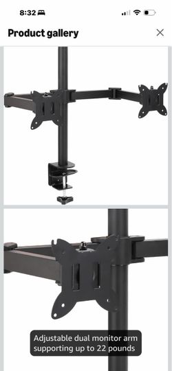 Double Monitor Mount