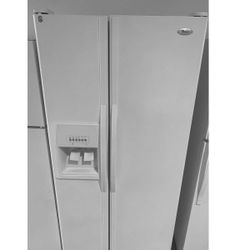 Whirlpool refrigerator side by side 