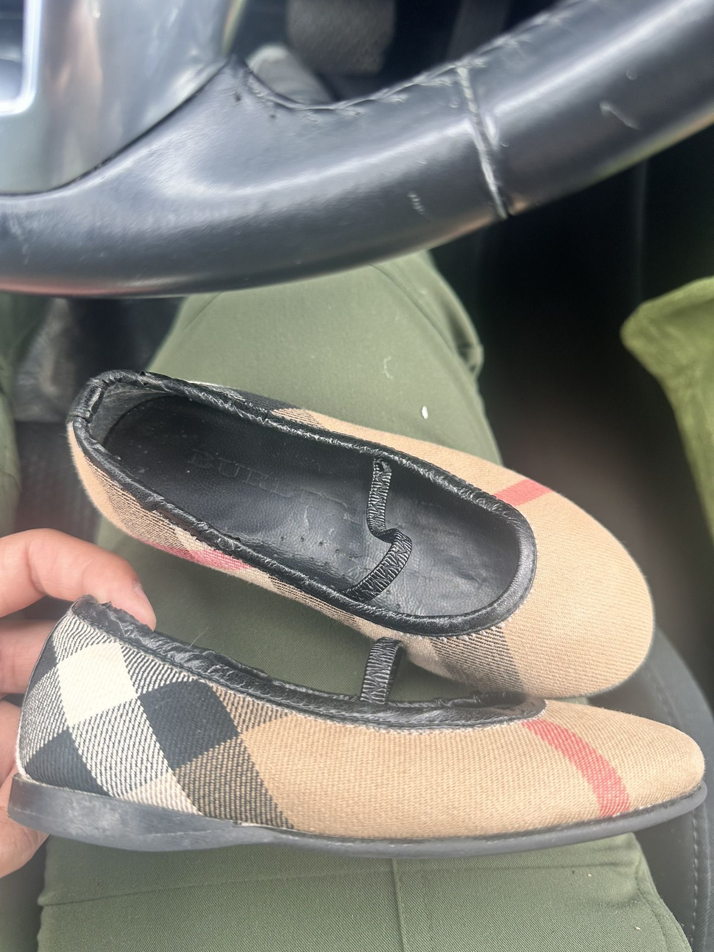 Burberry Slip On Shoes Girl