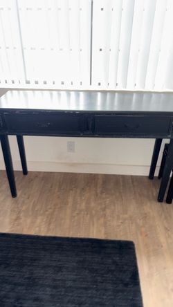 Black Vintage Desk Must Go OBO
