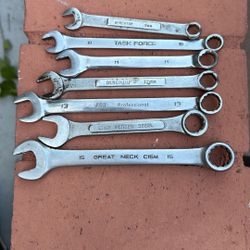 Random Set Of Metric Wrench Is 9 Mm Through 15 Mm