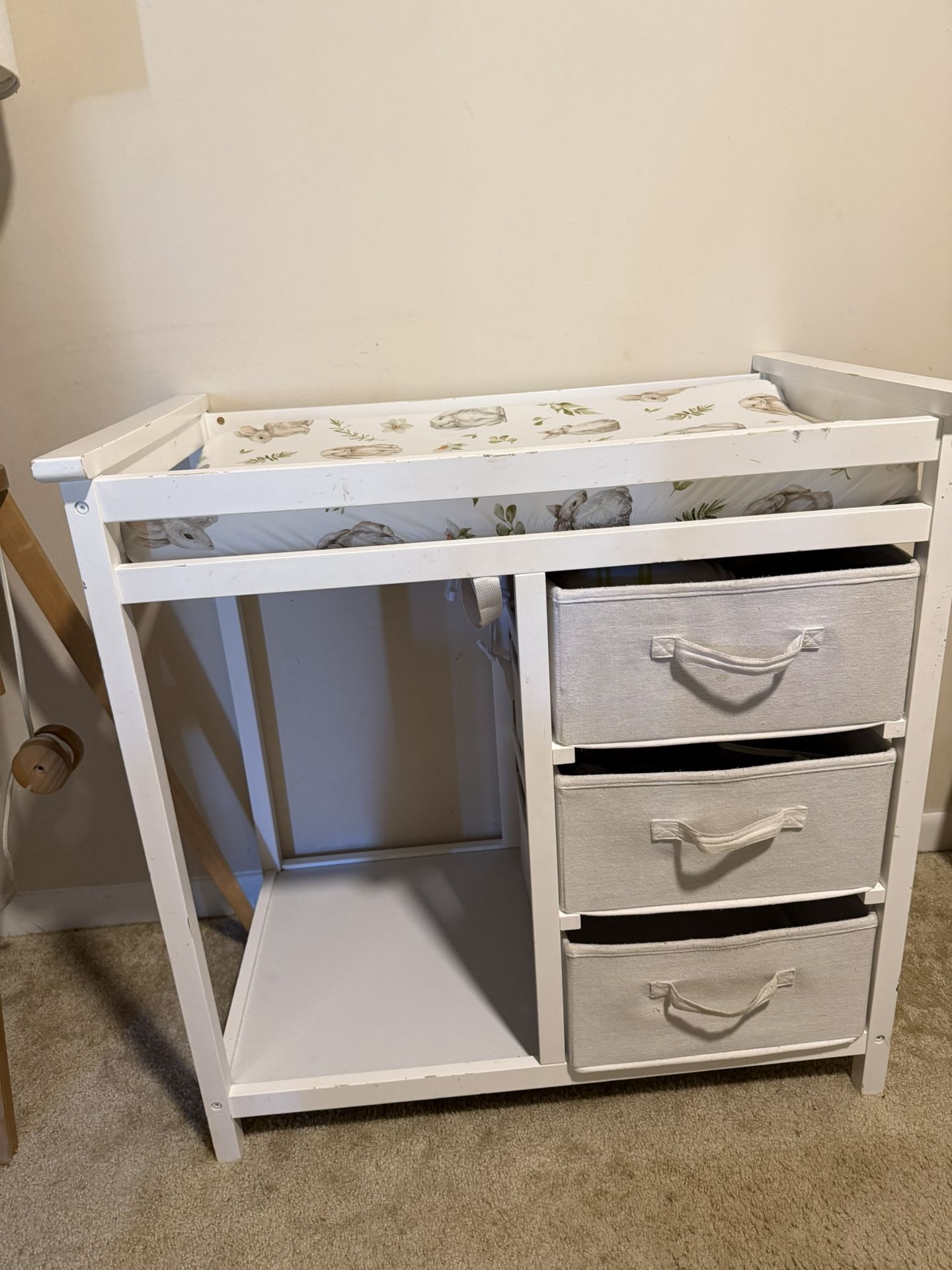 Changing Table With Drawers