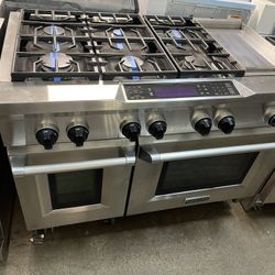 Kitchenaid 48” Dual Fuel Gas Range