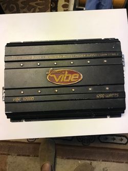 Lanzar Vibe 1200D Car Amplifier 1200W Mono Block