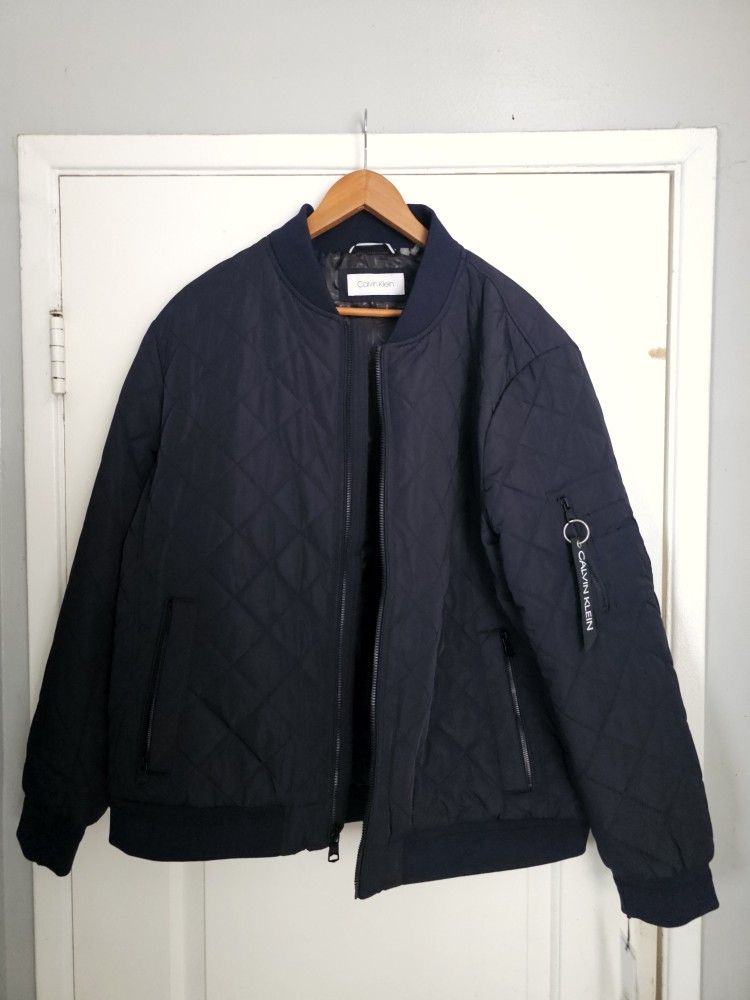 Men's Calvin Klein Jacket Blue Xl