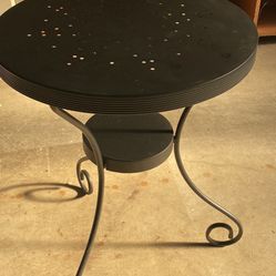 Metal Side Table Or In Table