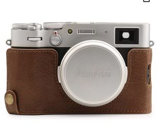 MegaGear MG1894 Ever Ready Genuine Leather Camera Half Case Compatible with Fujifilm X100V