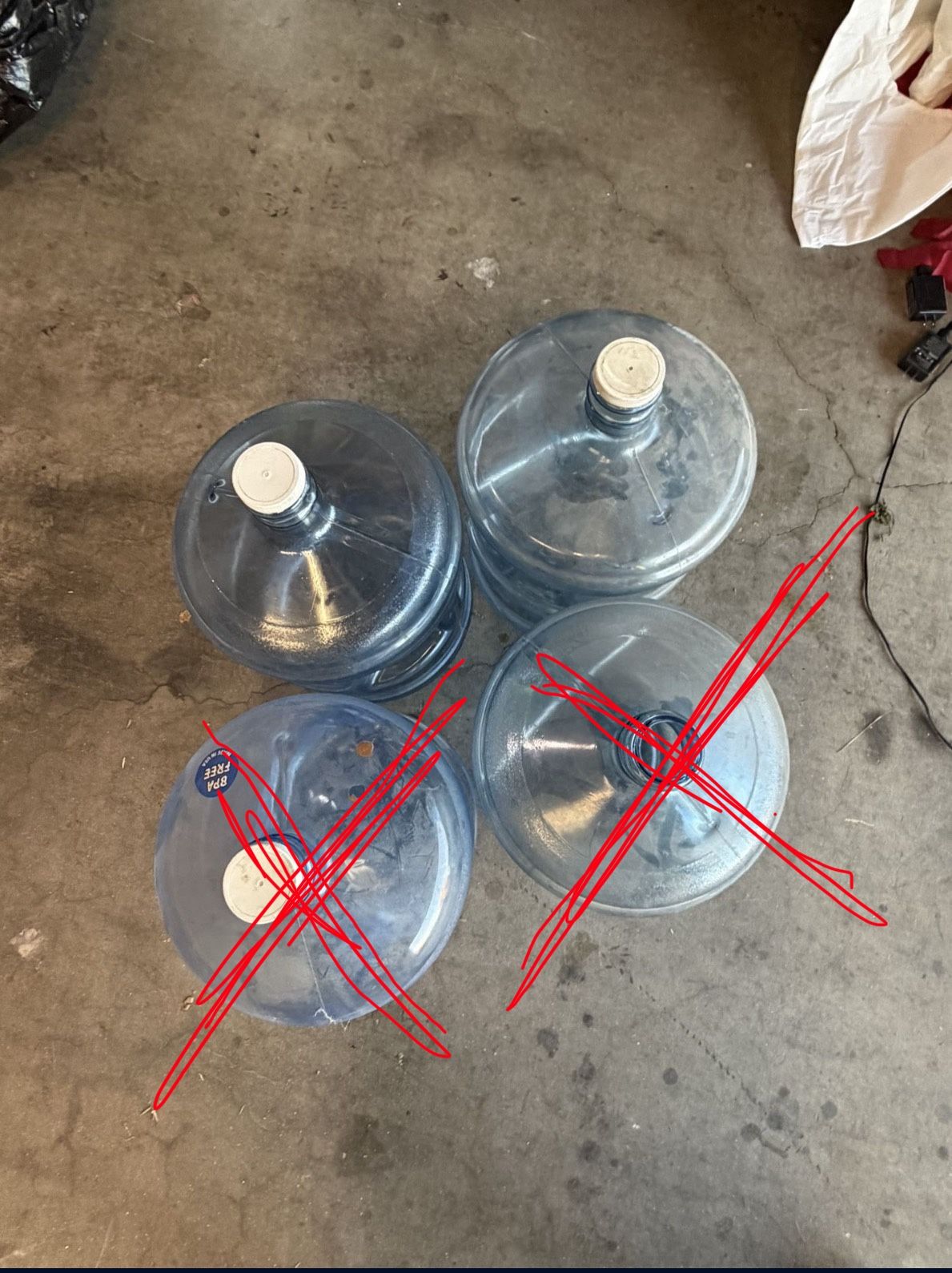 Five Gallon Water Jugs (only 2 Left)