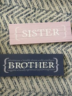 Brother And Sister Sign