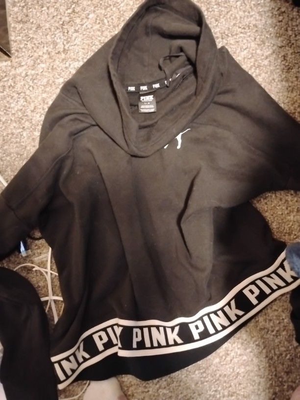 Pink Victoria Secret Black Turtle Neck