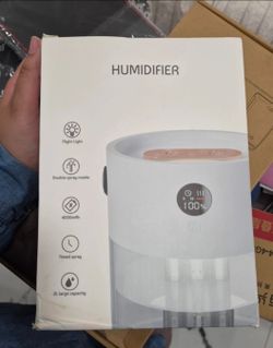 Humidifier with Night Light and Display