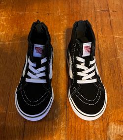Vans 7.5 size Toddler Sk8-Hi Zip Shoe Lifestyle, Classic Icon, Elastic Lace, Easy-On, 9 Months to 4 Year Olds