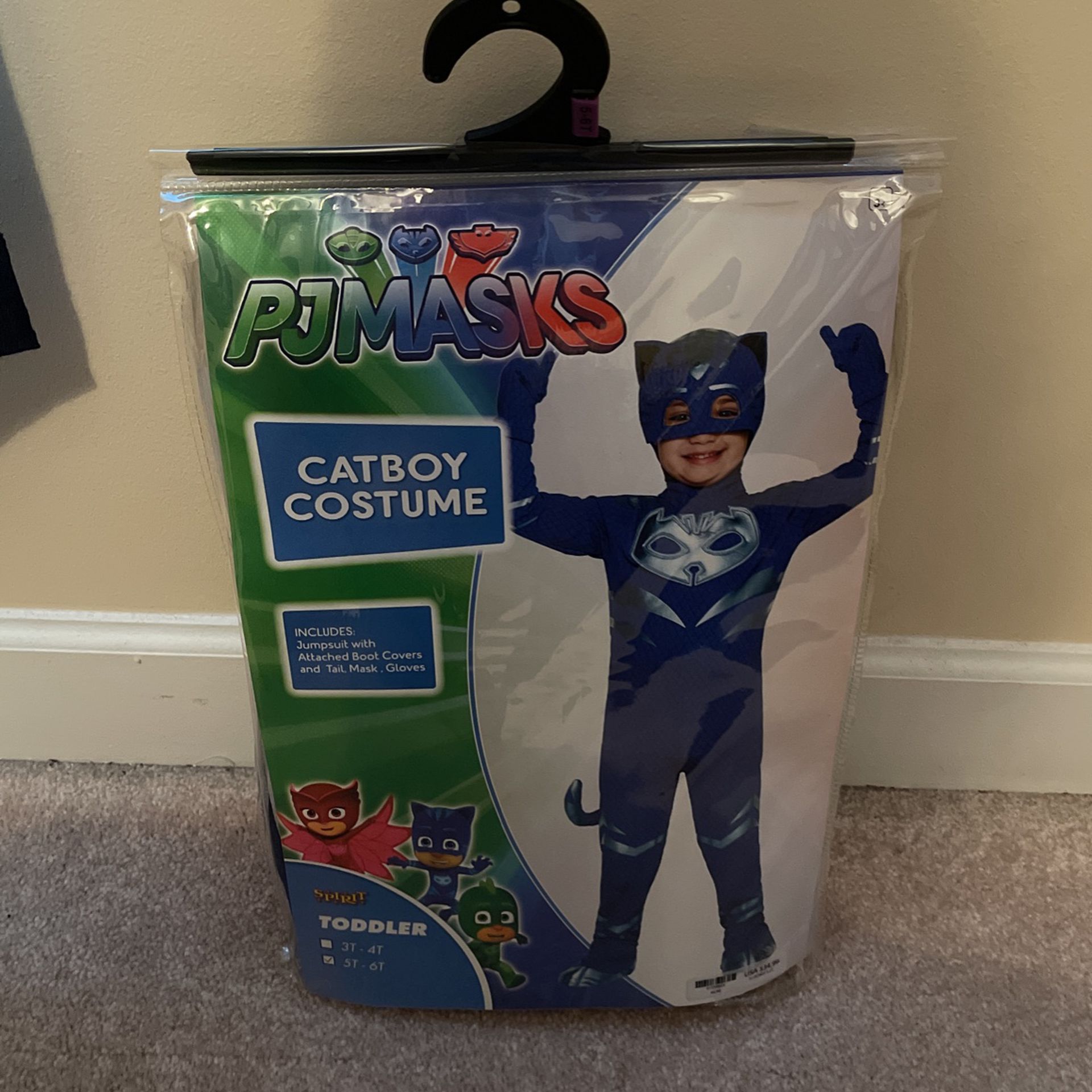 PJ Masks Catboy Costume  Size 5T-6T