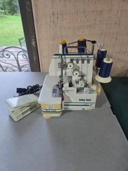 Baby Lock BL4-428 two-needle, four-thread electric overlock serger sewing machine made in Japan