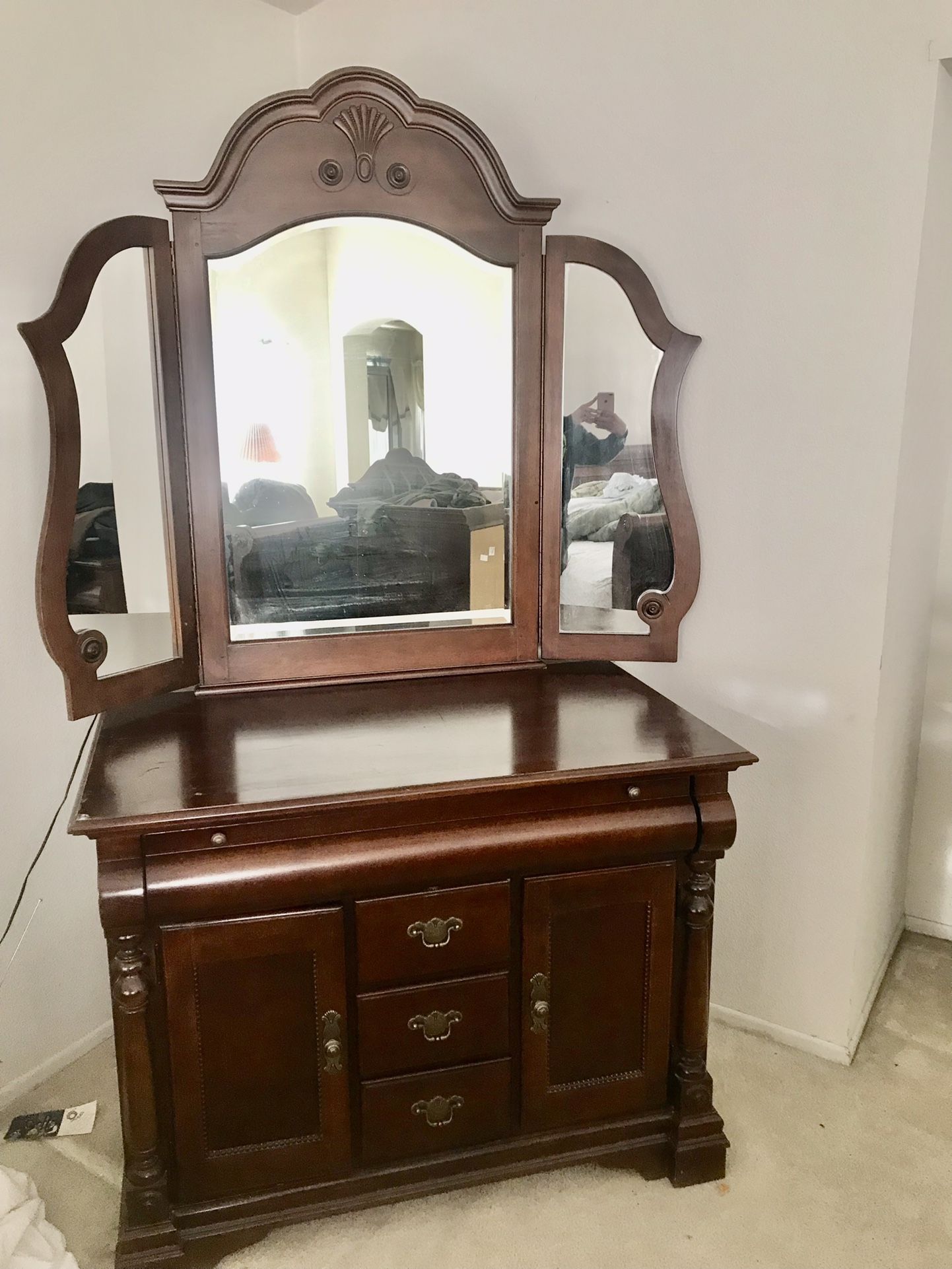 Fine Authentic Wood Dresser