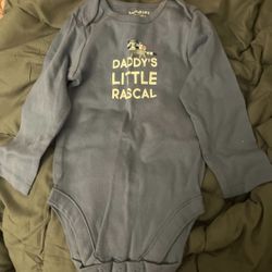 Baby Boy Blue Onesie Size 18-24 Months 