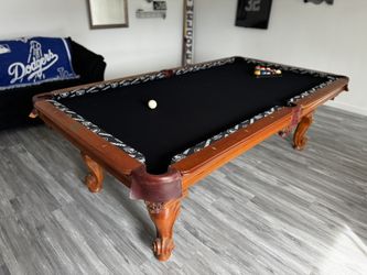 Pool Table Raiders Fabric 