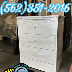 Three Drawer Nightstand Chest Mueble Dresser 
