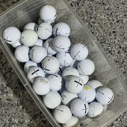 TAYLORMADE DISTANCE+ GOLF BALLS 40+ 3 Dozen + White Used but Good