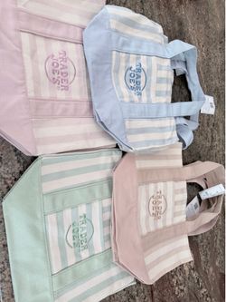 Trader Joe's Mini Canvas Tote Bags