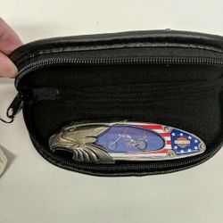 FRANKLIN MINT : HARLEY DAVIDSON BILLY BIKE Collector Knife Never Used.