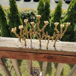 Brutalist Menorah 